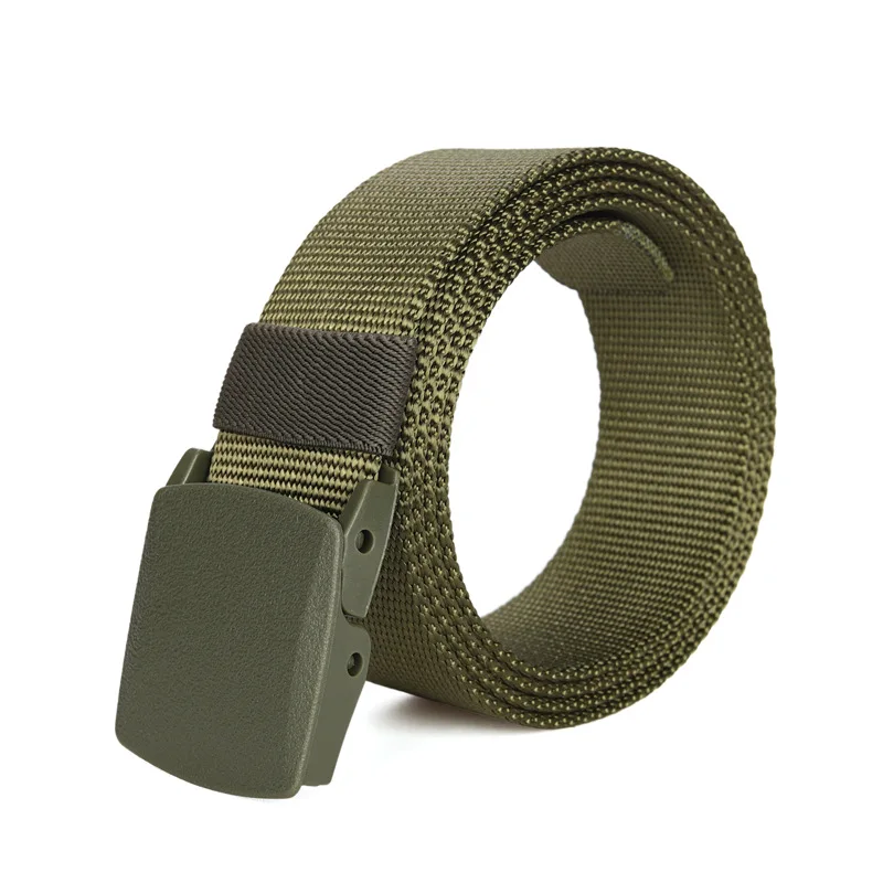 100-120cm Military Automatic Buckle Nylon Belt Outdoor Hunting Multifunctional Tactical Canvas Belt Men