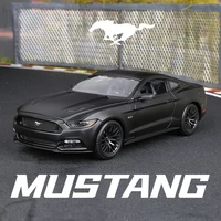 1:36 Ford Mustang GT Alloy Sports Car Model Diecasts Metal Toy Vehicles Car Model High Simulation Childrens Toys Gift Collection 1