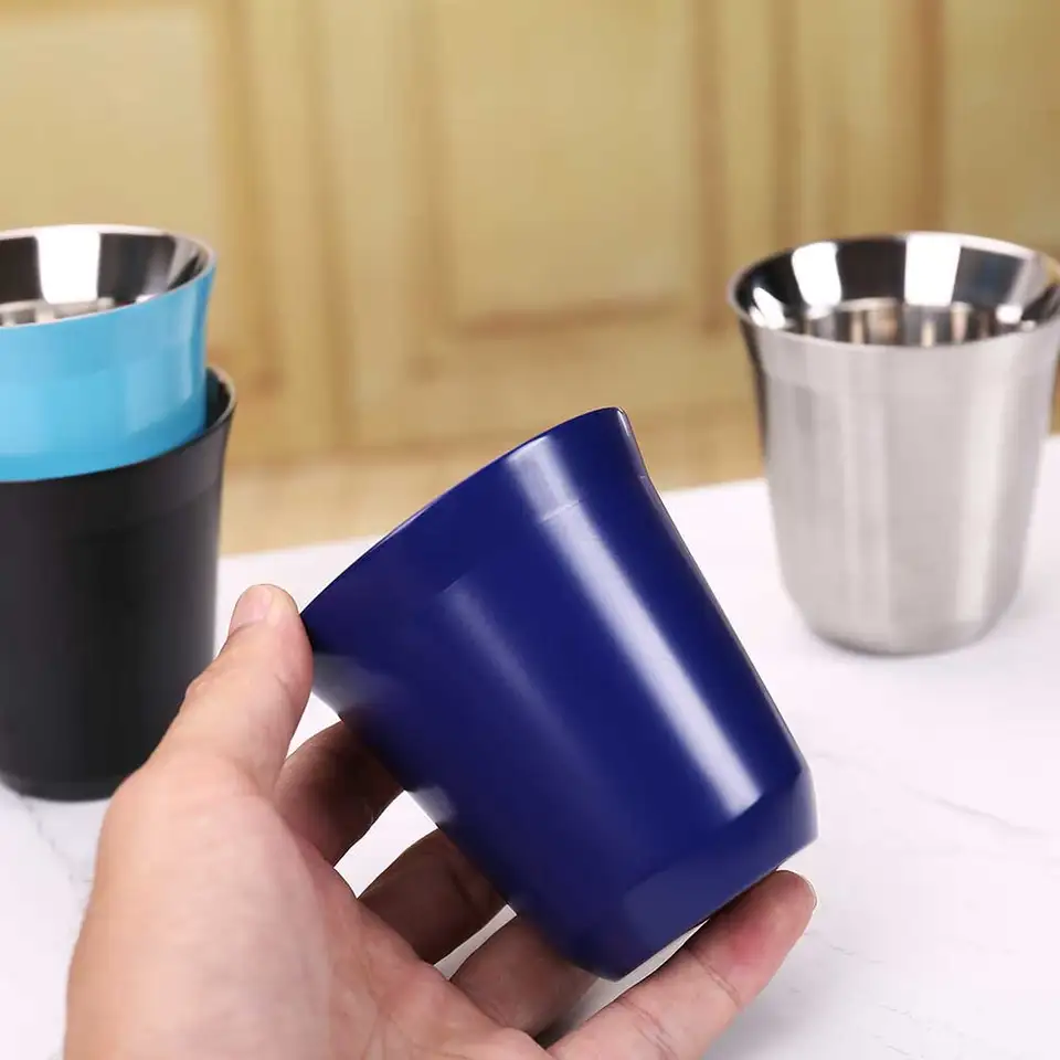 1pc Tazza Termica, Tazza da Caffè in Acciaio Inossidabile 304