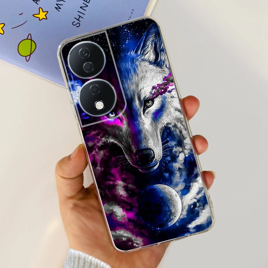 Cute Cat & Butterfly Painted Soft Silicone Phone Case -