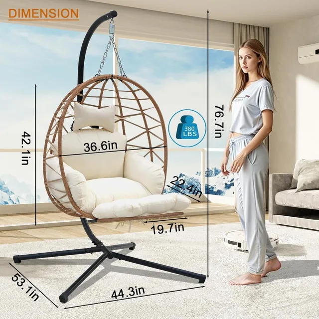 Outdoor Rattan Egg Chair 3