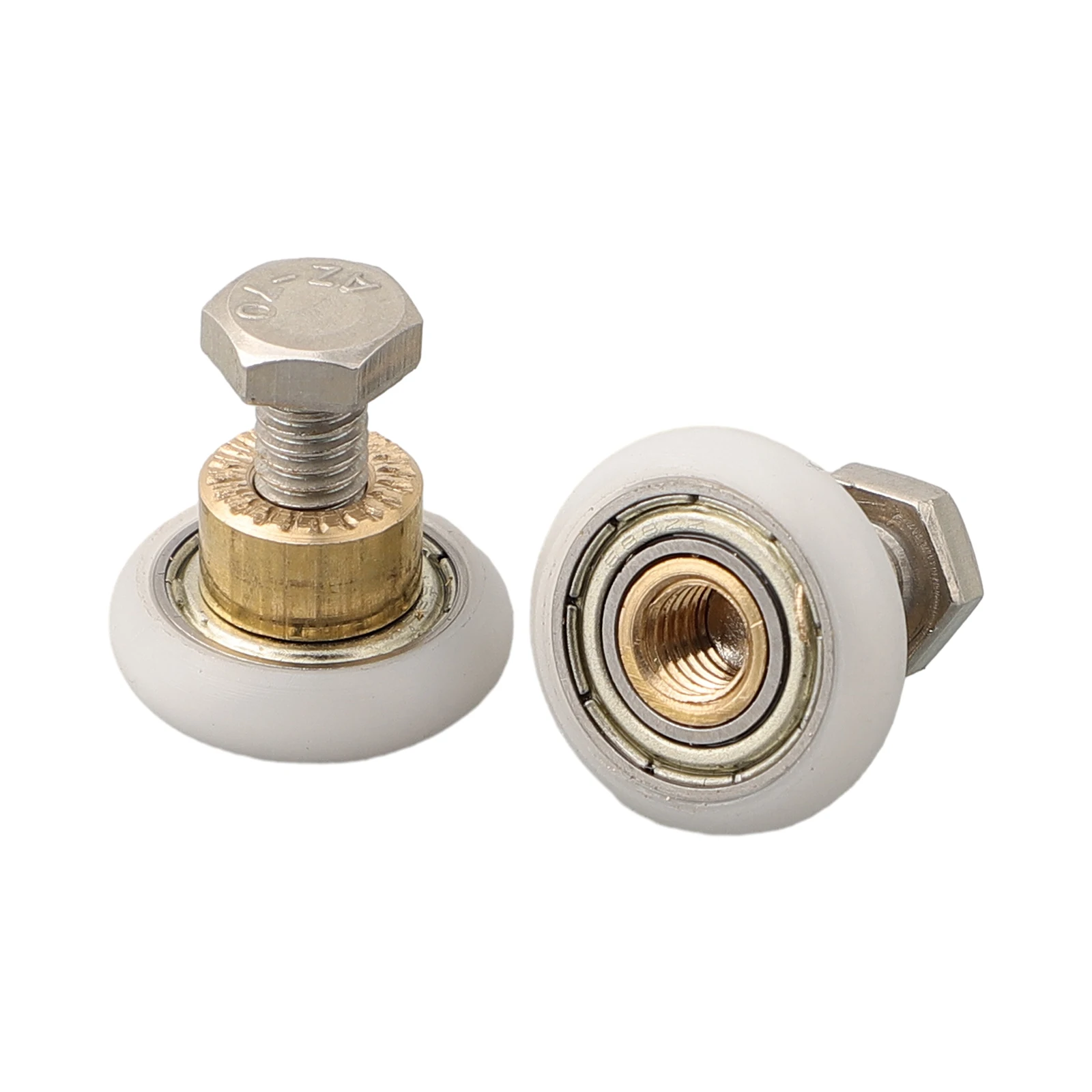 Shower Door Rollers/Runners/Wheels Single Wheel 20/23/25/27mm Sliding Roller Bearing Wheel Runners Replacement Hardware 2PCS