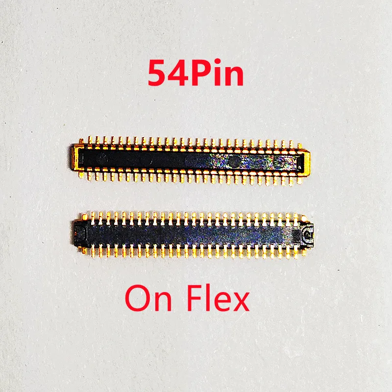 10-Pack LCD Display Screen Flex FPC Connectors, 54-Pin