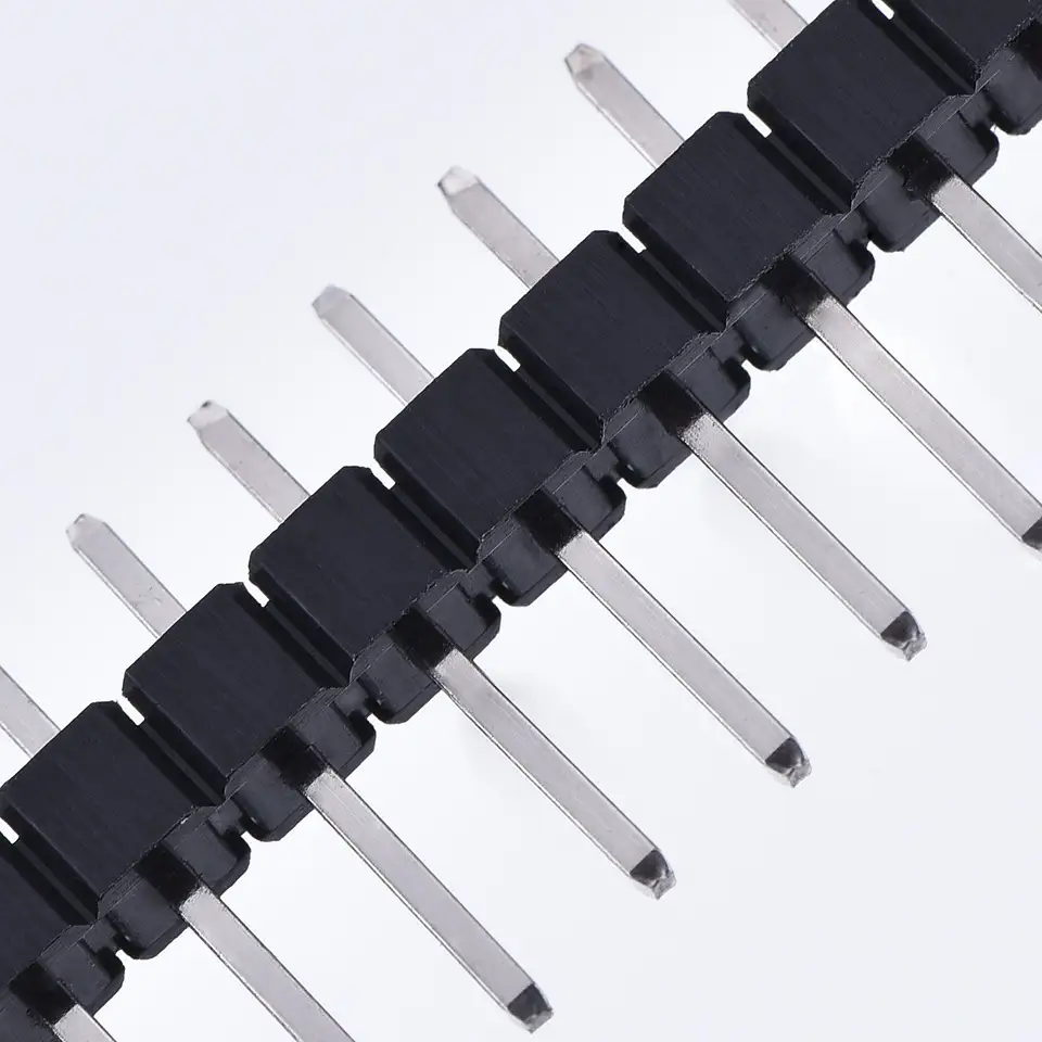 60 Pack Single Row 40 Pin 2.54 mm Male Pin Header Connector Soldering Electronic Projects and Electronic Experiment Male Header image 3