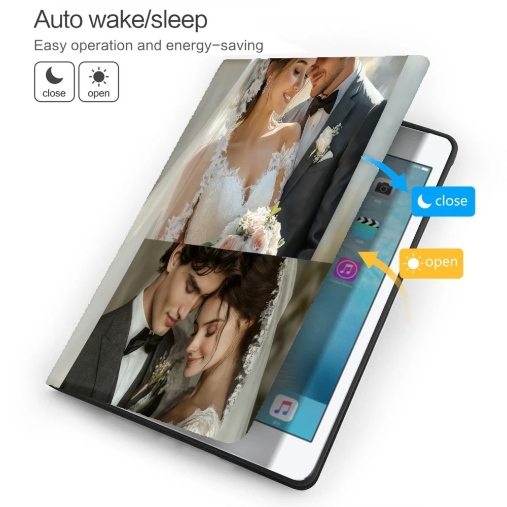 Personalized Unique Photo iPad Case - Custom Gift