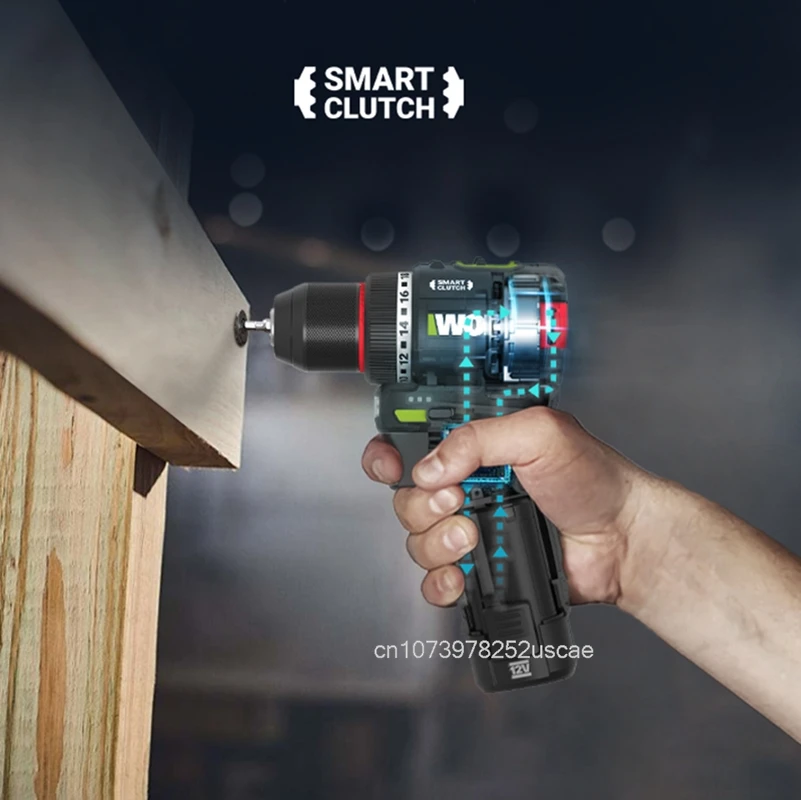 2025Y New Style WORX WU135 Cordless Electric Drill 12V 50Nm