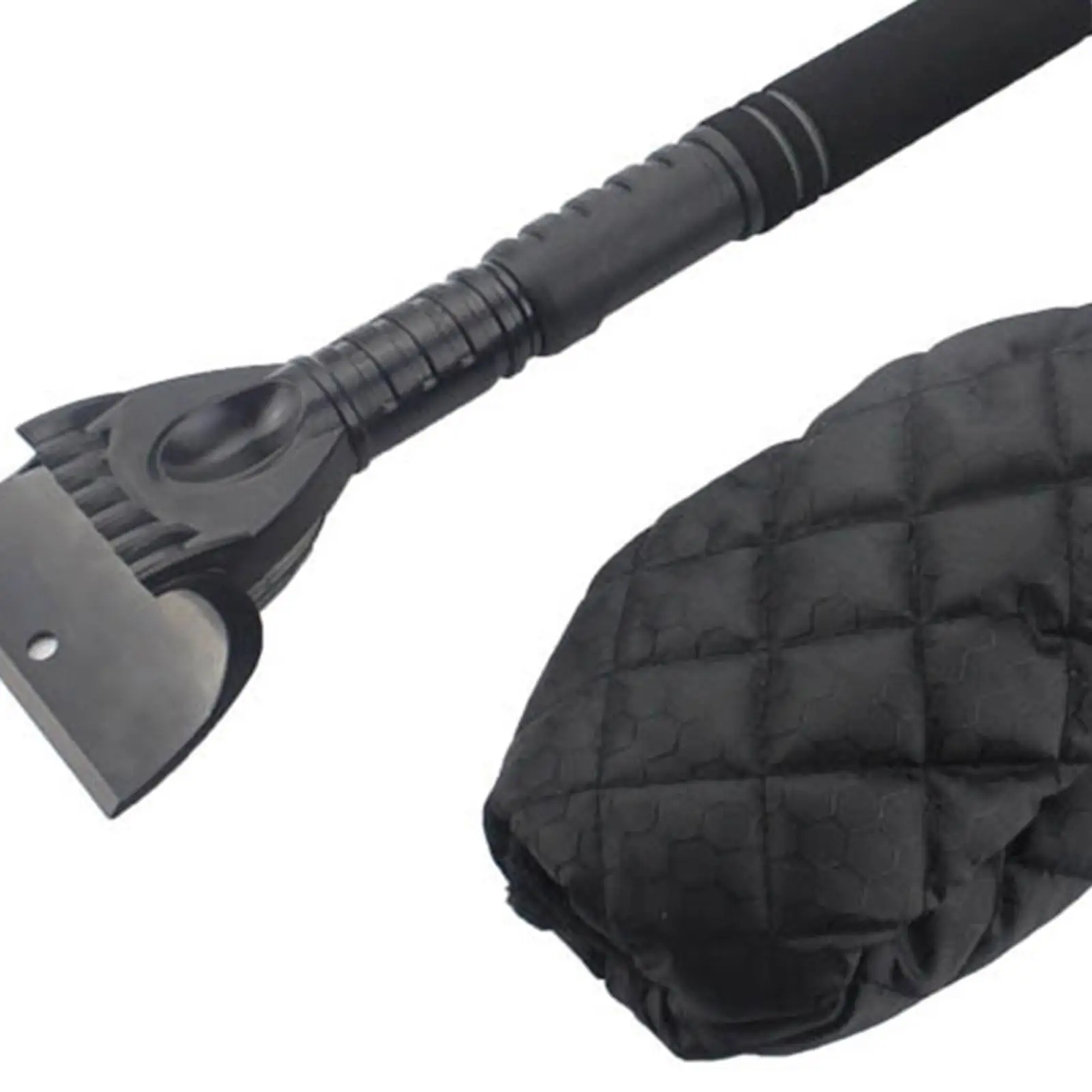 Retractable Car Windshield Ice Scraper with Glove Winter Car Accessories 41-56cm for Winter Lightweight Multifunctional Sturdy