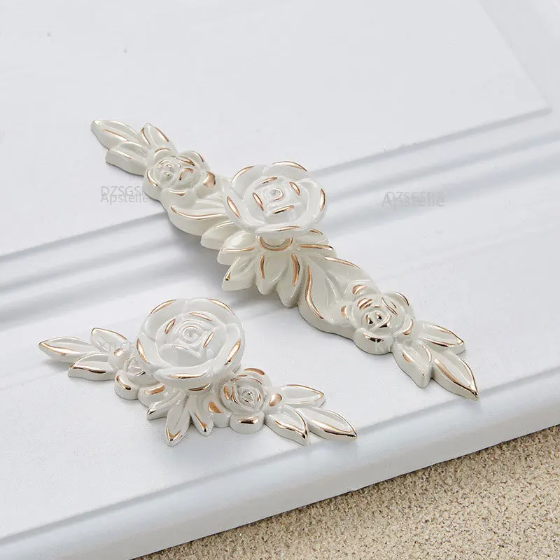 Vintage Black Drawer Drop Bails Door Pull Handles Rustic Furniture