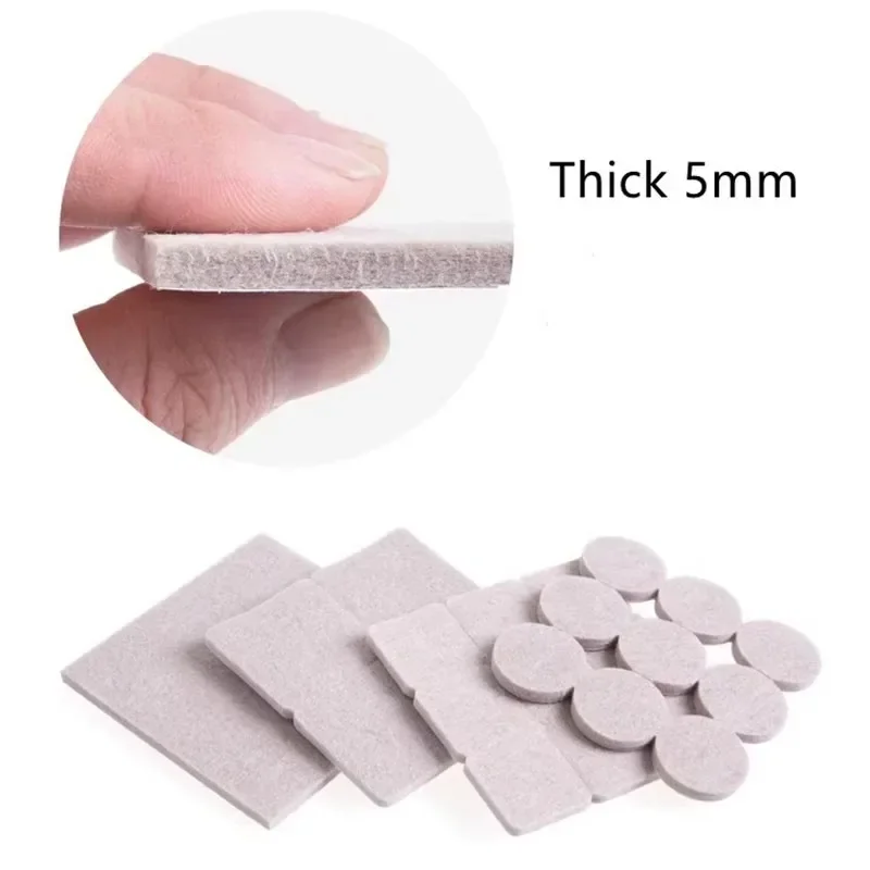 Durable Self-Adhesive Felt Pads - Non-Slip, Anti-Scratch Furniture Protectors