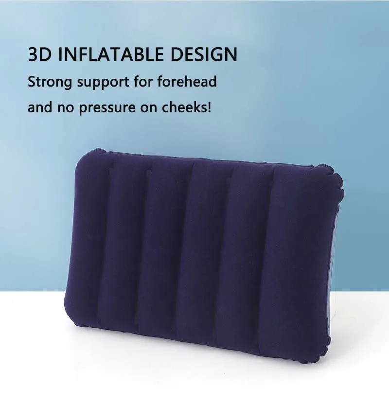 inflatable pillow Travesseiro infl&aacute;vel Travel Hiking Sleeping Pillow Square