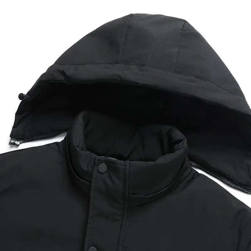 Hot Men's Winter Coat Middle Length Men's Winter Jackets Free Shipping Fallow Warm Cold Resistance Thickening Coats Jacket Man