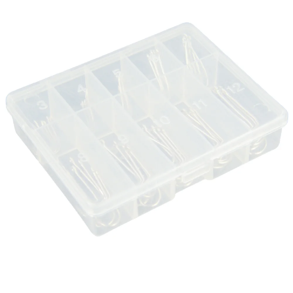 50-100 قطعة خطافات صيد فضية طويلة عرقوب خطافات صيد...