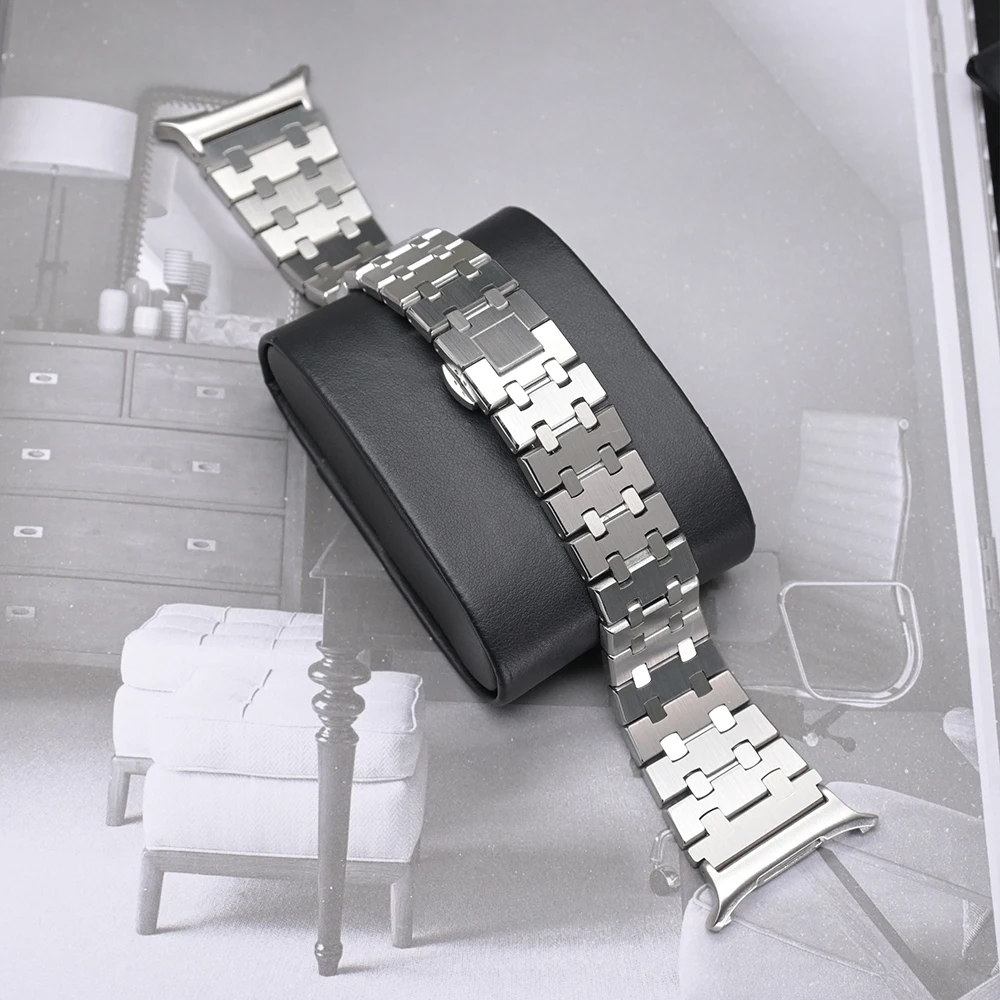 Luxury Stainless Steel Metal Watchband