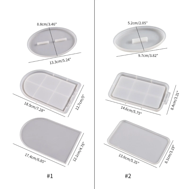 Stampo in silicone per sottobicchiere quadrato rettangolare super