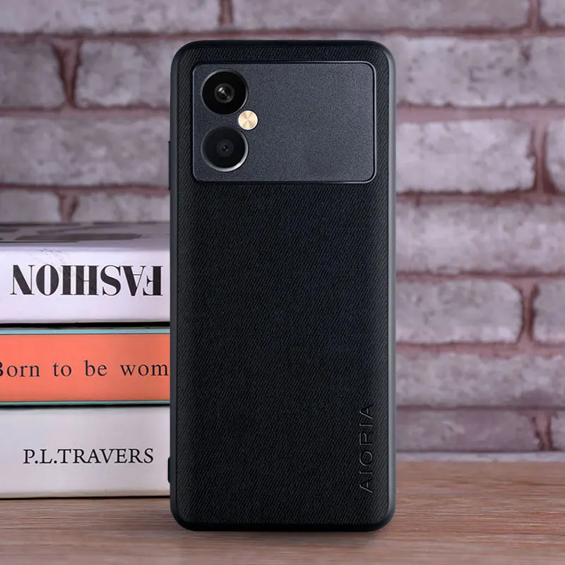 Luxury Textile Leather Soft Phone Case Cover