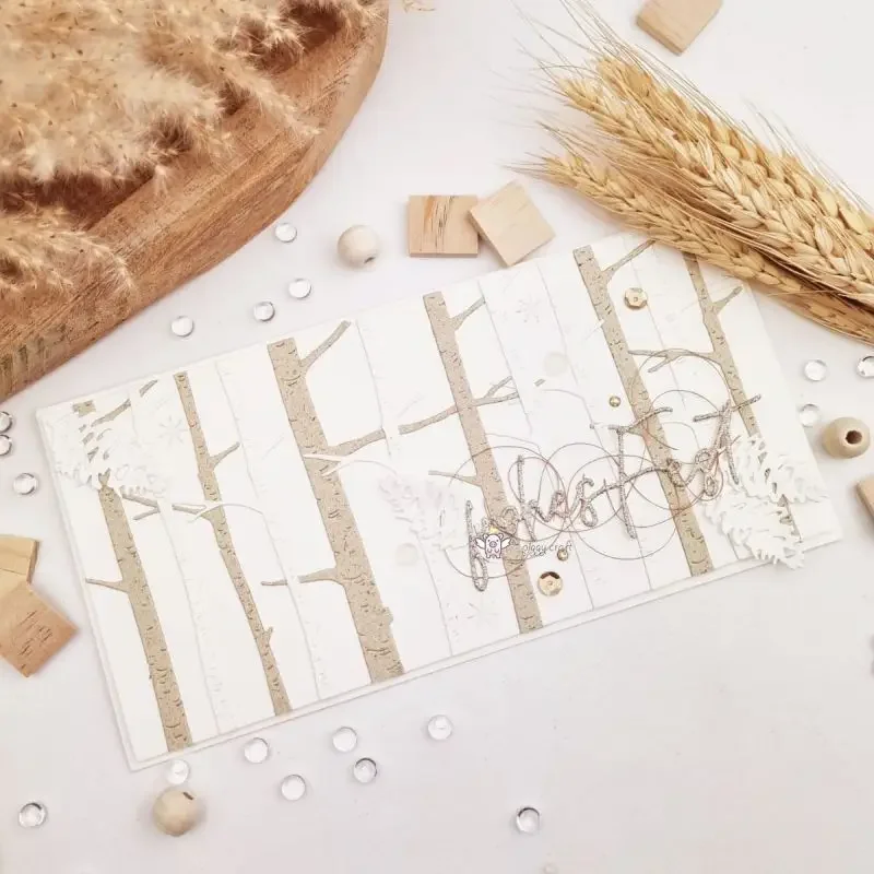 Mmao Craft Metall-Stanzformen, Schneidformen, Formen für den Bastelbedarf, Serie „Zweig-Tier“, Scrapbook-Papier, Bastelmesser, Schablonen, Stanzformen