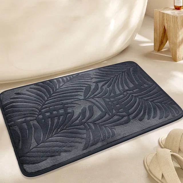 Memory Cotton Bathroom Rug – Absorbent Non-Slip Mat 4