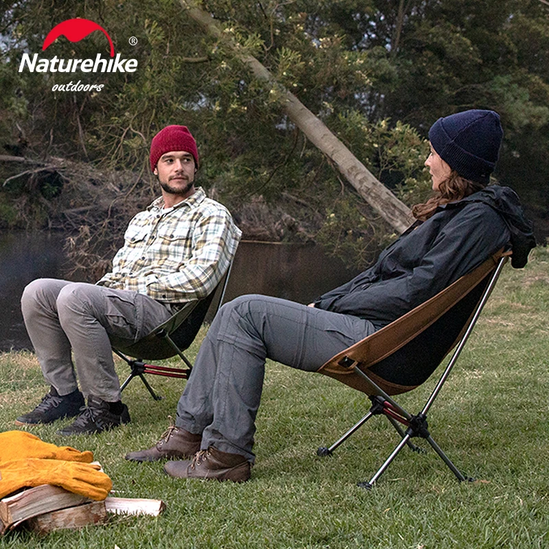 Naturehike-超軽量で持ち運び可能なキャンプ用チェア,折りたたみ