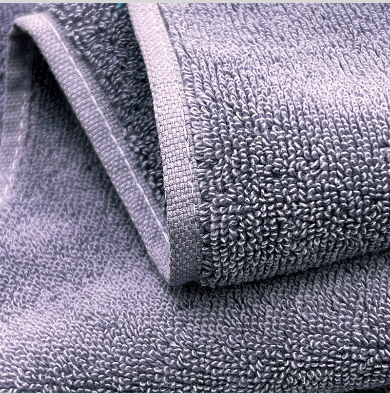 6/8PCS Bath Towel Set Adult Bathroom Cotton Super Absorbent 2 Wash Towel 2 Hand Towel 2 Bath Towel Hotel Spa Beauty Salon Grey 5