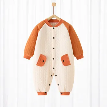 Soft Baby Girl Clothes Cotton Autumn and Winter Newborn Romper Cute Girls Bodysuits Warm Baby Boys Clothes Babies 0 to 12 Months 5