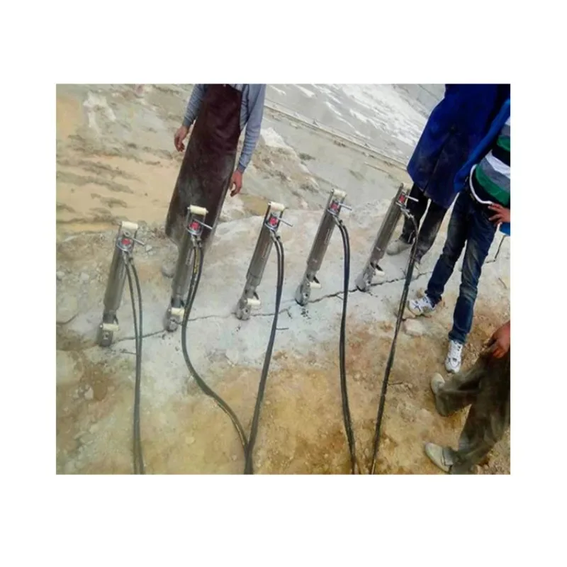 Yugong 42Mm Rock Splitter Per Granito Cave Factory Machine Rottura Del Calcestruzzo Idraulico Split Rock Breaking Splitter