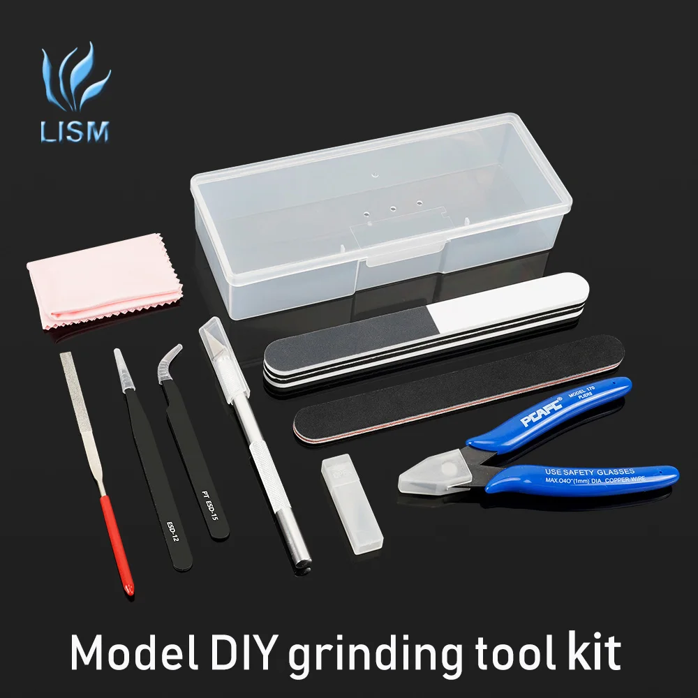 

3D printing accessories DIY Tool kit for Model Deburring Trimming Knife Edge Cutter Files Metal Brush Scraper Caliper