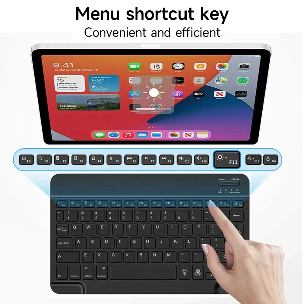 Keyboard Backlit Wireless Bluetooth