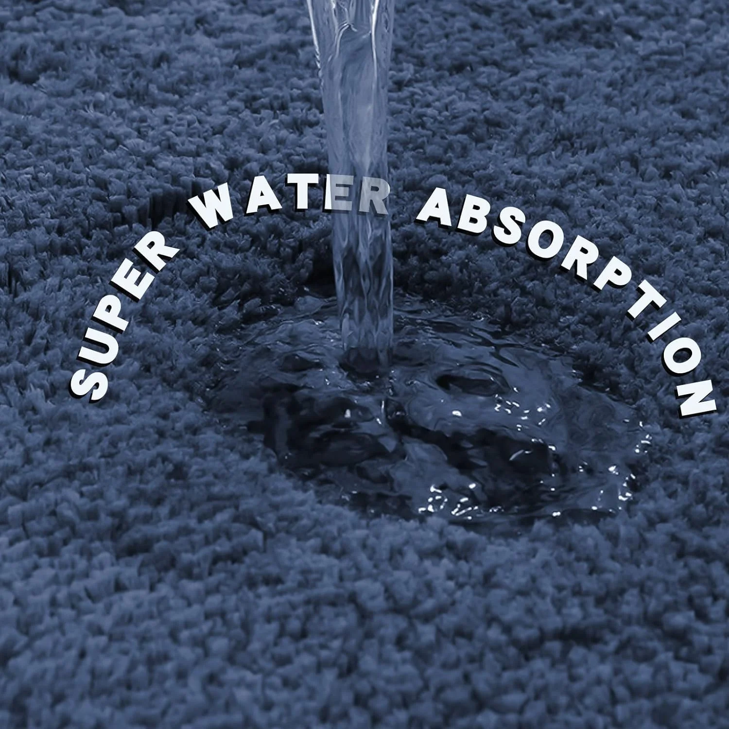 Water absorbtion anti slip bathroom mat 4