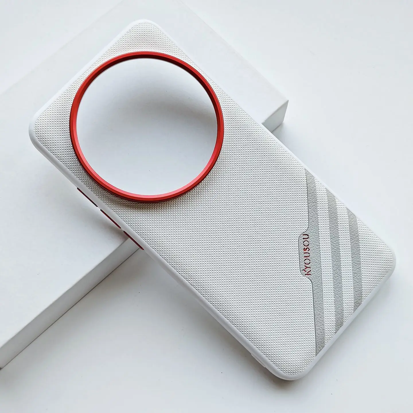 Sleek Skin-Friendly Metal Frame Case with PU Leather Cover - Shockproof