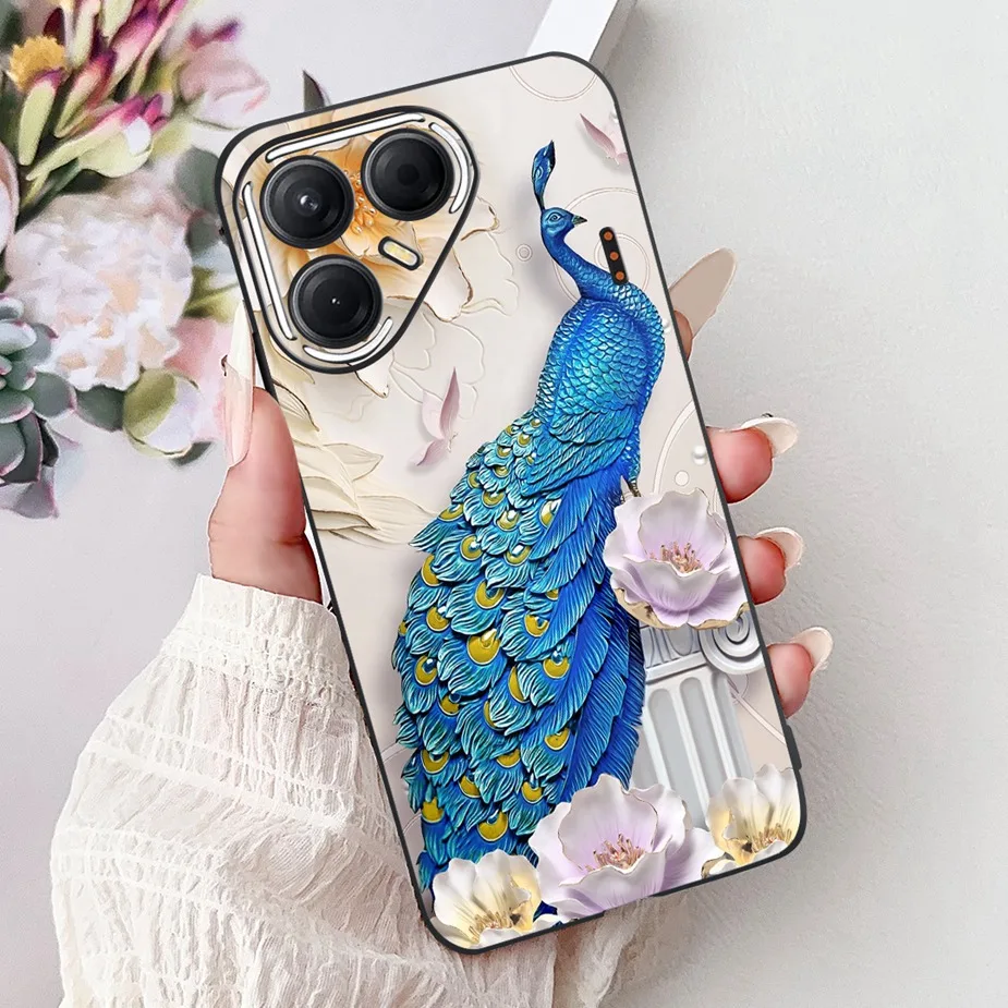 Cute Cat Painted Soft TPU Phone Case - Enhanced Protection and Style