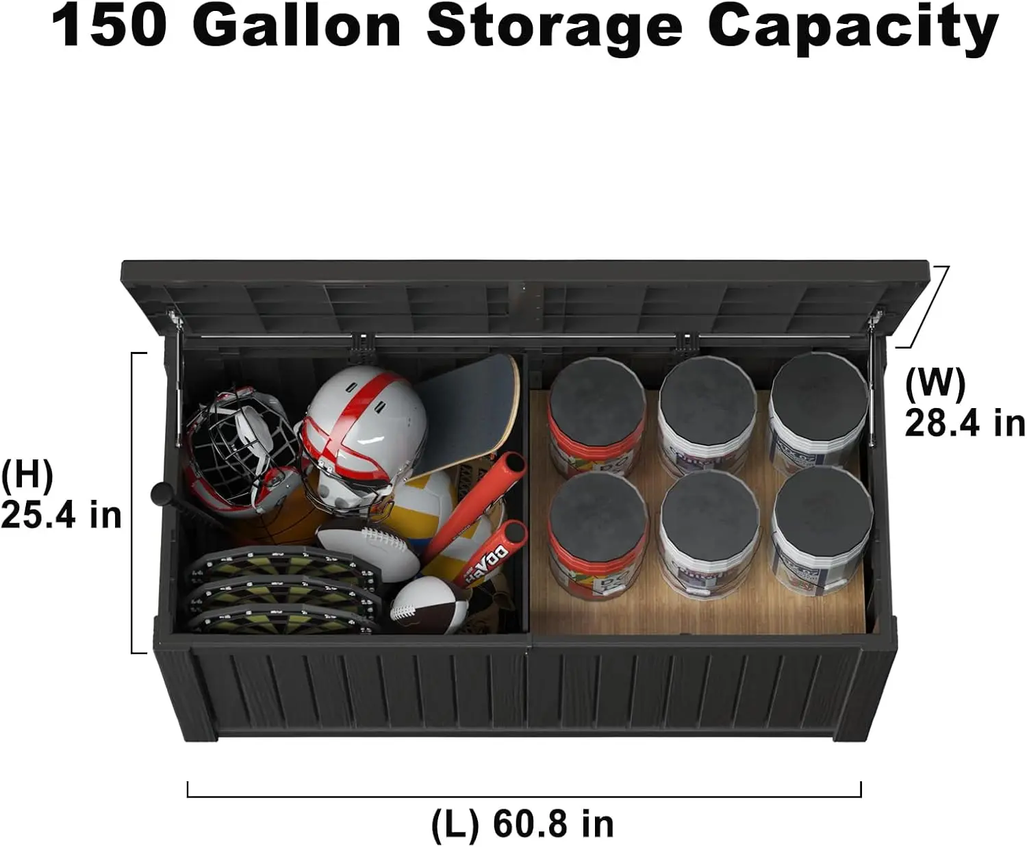 150-Gallon Outdoor Storage Box 2