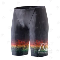SPELISPOS New Summer Men's Swimming Shorts Tights Sports Swim Training Swimsuit Diving Beach Surfing Quick Drying Boxer Trunks 1