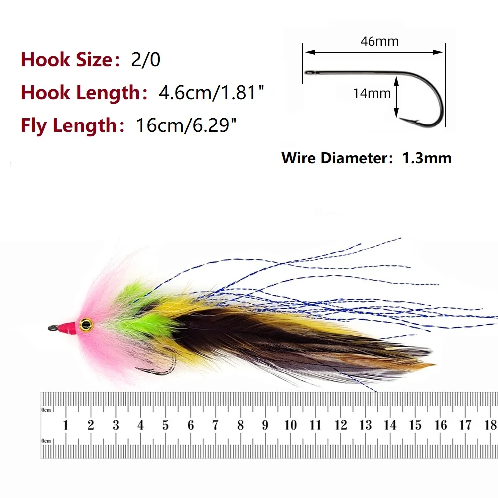 Streamer Flies Hook Fly Fishing Flies Lure Conehead Trout