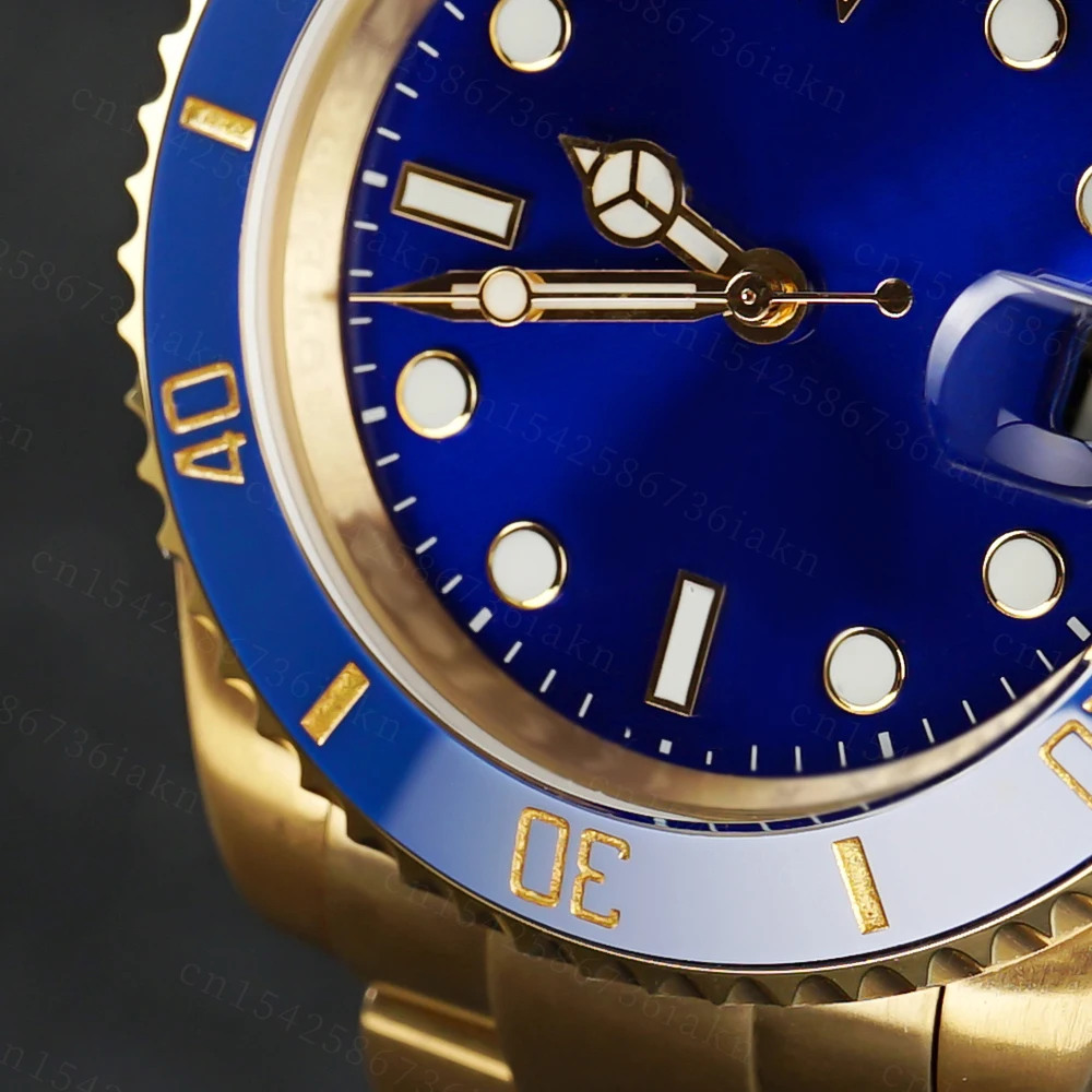 2022 Fashion New 40mm Men's Leisure Sports Sapphire Mirror Stainless Steel Material Waterproof Automatic Mechanical Watch
