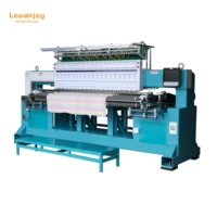 Lewanjoy 33 heads quilting embroidery machine low price cheap factory direct sell leather material bag home textile quilt