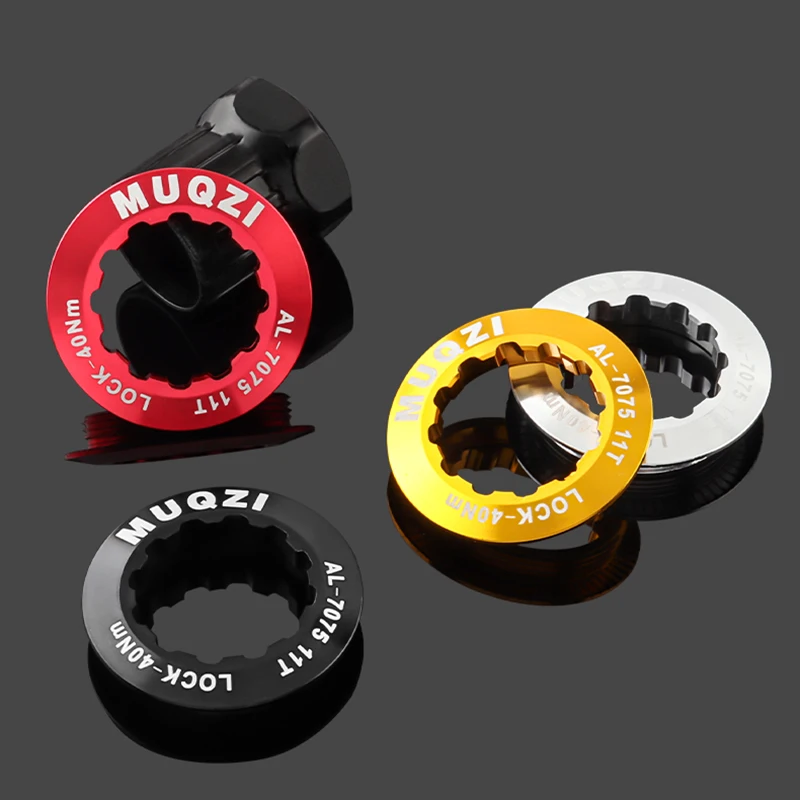MUQZI Cassette Lockring MTB Road Bike 8 9 10 11 12peed Freewheel Ultralight Cap Aluminum Alloy Cassette Locks Cover bicycle sprocket gear,bicycle cassette,bike freewheel,bike sprocket,bicycle parts