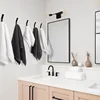 1/3/5Pcs Wall Robe Hook Multi-purpose Double Hook for Clothes Towel Coat Hanger Key Holder Kitchen Bathroom  Accessories Gancho 3
