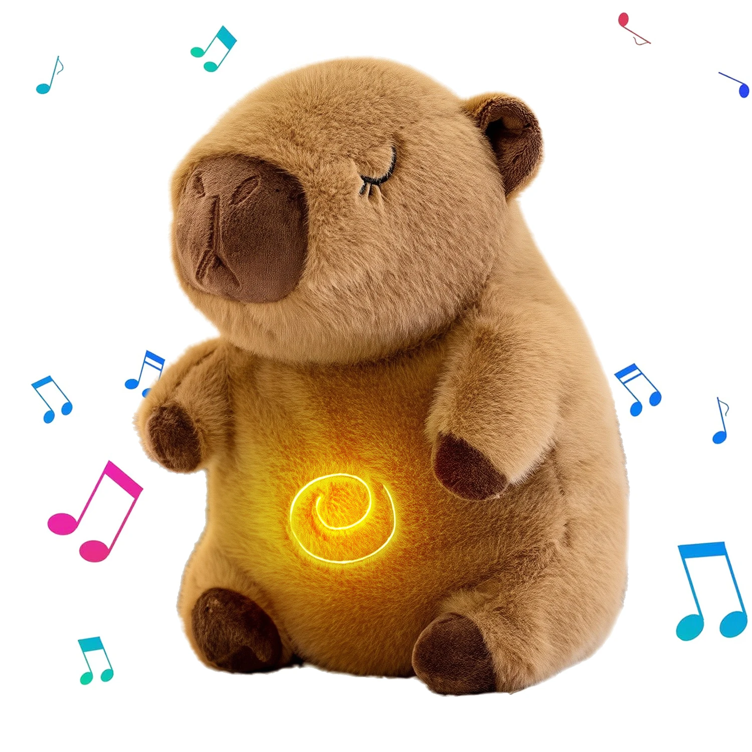 Breathing Capybara Plush Baby Toy 1