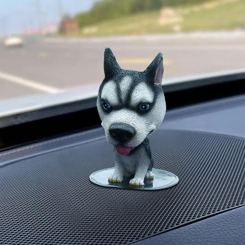 

Bobble Head Dog Car Interior Head Dog Decoration Cute Bobble Doll Car Ornament Funny Car Bobble Head Dashboard auto ornaments