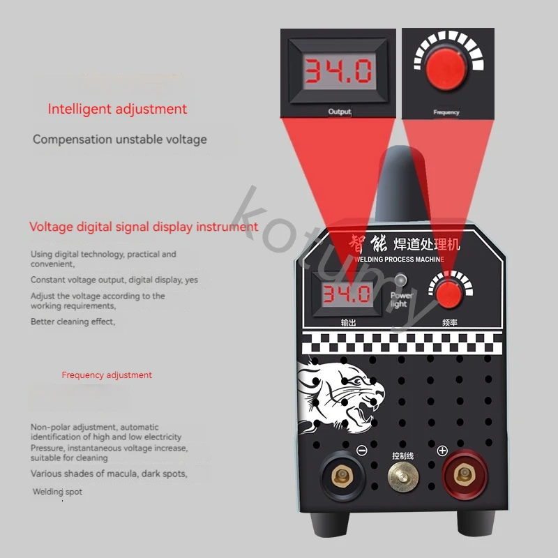 1000W Stainless Steel Weld Cleaning Machine Argon Arc Welding Spot Tig Mig Welder Cleaner Weld Bead Processor