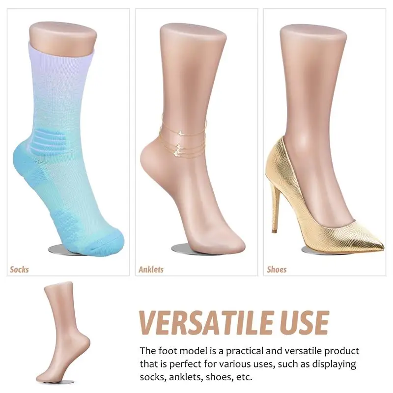 Female Foot Display Mold Socks Shoes Mannequin Modeling Feet Short Stocking DIY Photograph Jewelry Display