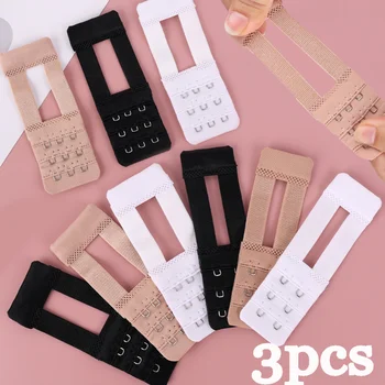 Estensori per reggiseno Fibbia di estensione Reggiseno intimo Allunga espansore Fibbia a 3 file Estensore per gancio regolabile Accessori intimi