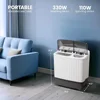 Portable Washing Machine Twin Tub Washer and 6.6 Lbs Spin Cycle Compact Washing Machine 2