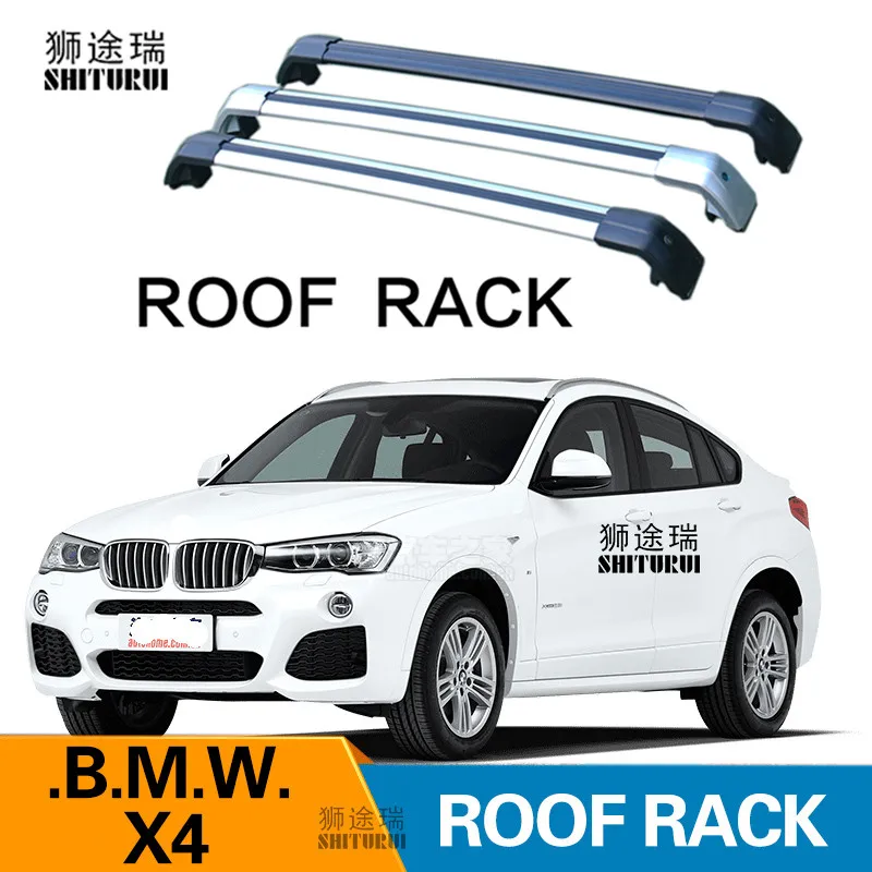 Shiturui 2pcs Roof Bars For Bmw X4 F26 2014 2015 2016 2019 G02 Aluminum ...