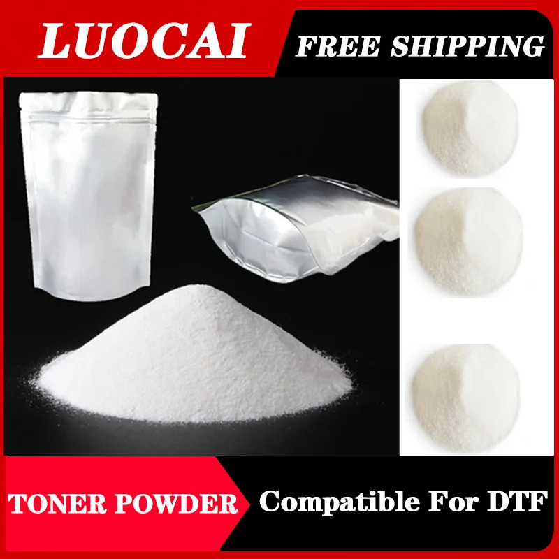 

1000g Top NEW White For DTF Printer Polyamide Powder on Cotton Hot melt Poliamida material for Hot melt powder PU for PET film