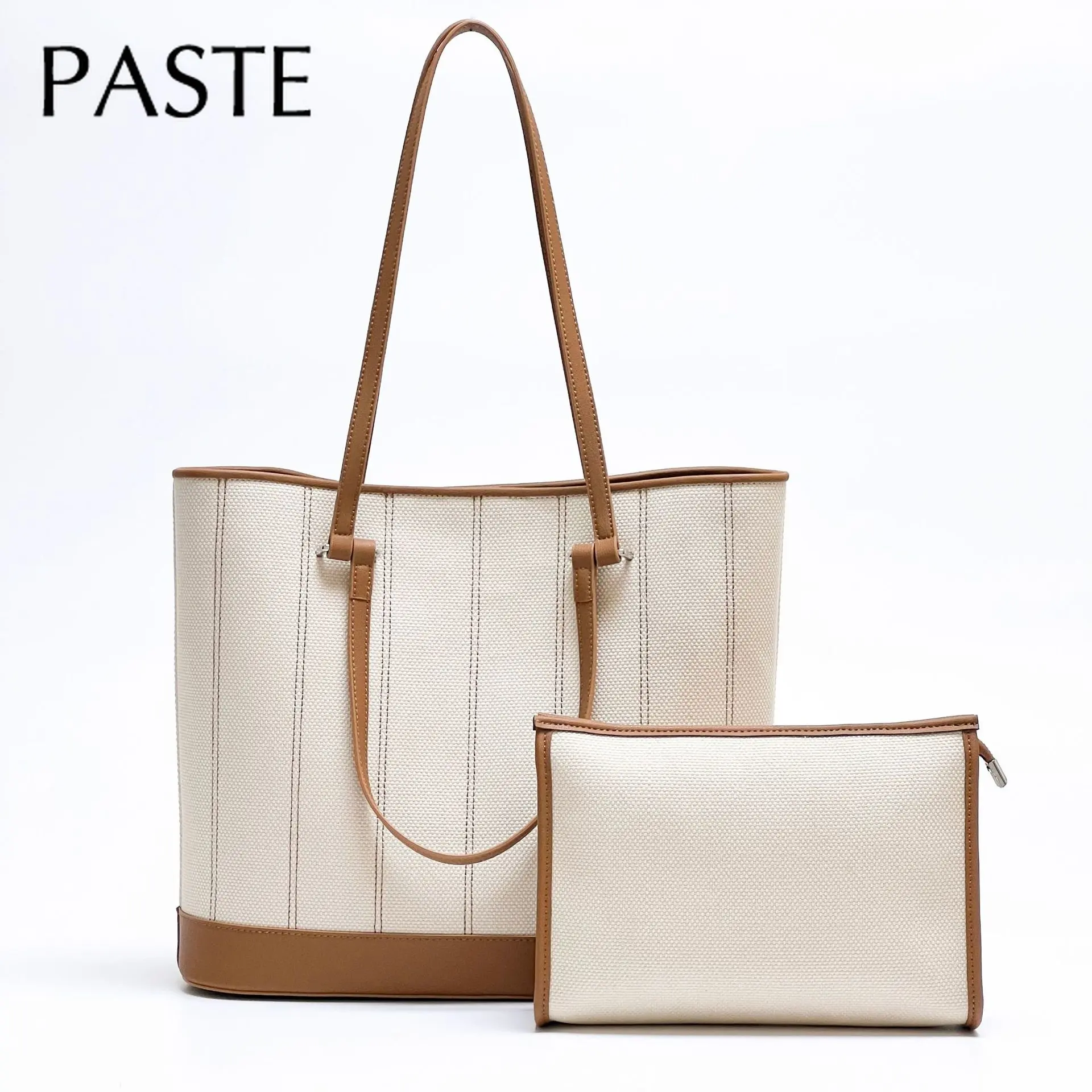 Short-handle zip tote bag :: LICHI - Online fashion store