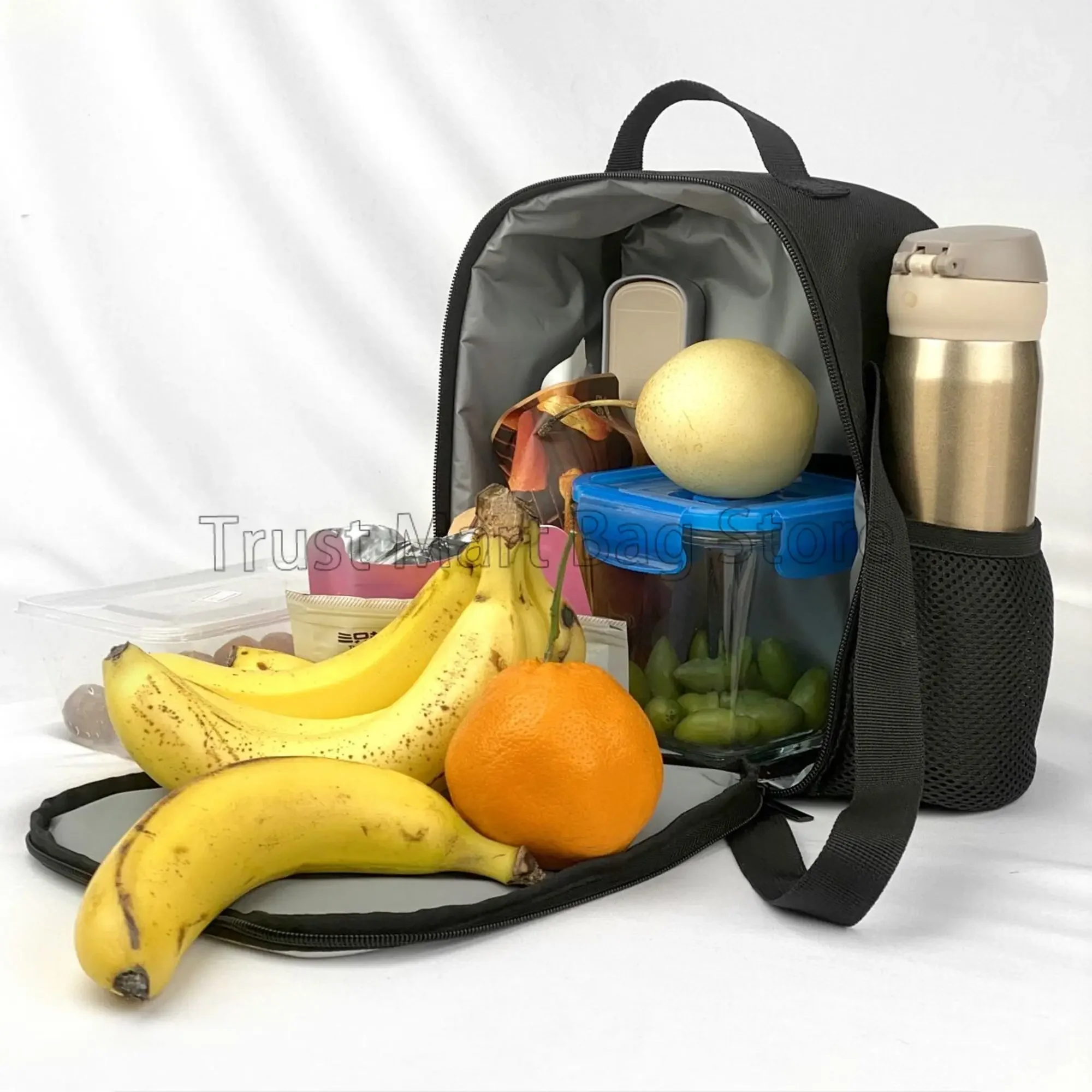 Che Guevara Portrait Print Insulated Lunch Bag Tote Handbag Food Container Thermal Cooler Pouch for Beach School Work Office