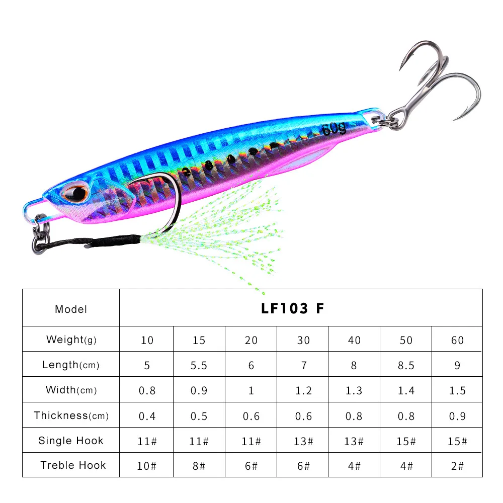 Owner GJL-60 Metal Jig Lure – 2.1 Oz (60g), Squid Gold Glow Edge, Slow Jigging For Bluefin Tuna & More