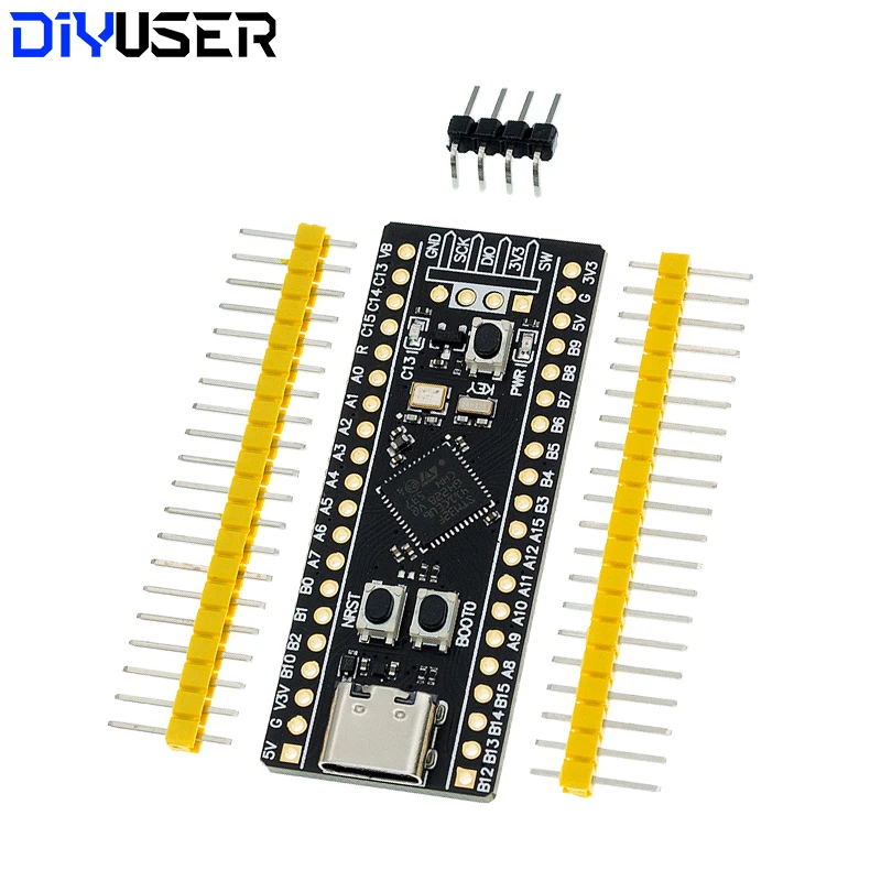 DIYUSER STM32F401 STM32F411 Development Board STM32F401CCU6/CDU6 STM32F411CEU6 STM32F4 Learning Board 84Mhz 64KB RAM 256KB