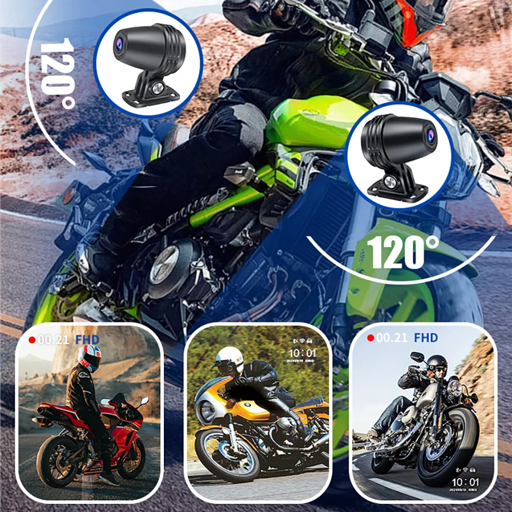 Motorcycle 5 inch Screen Motorcycle Outdoor GPS Navigation Carplay Android Auto Stereo Waterproof BT V5.0 Carplay